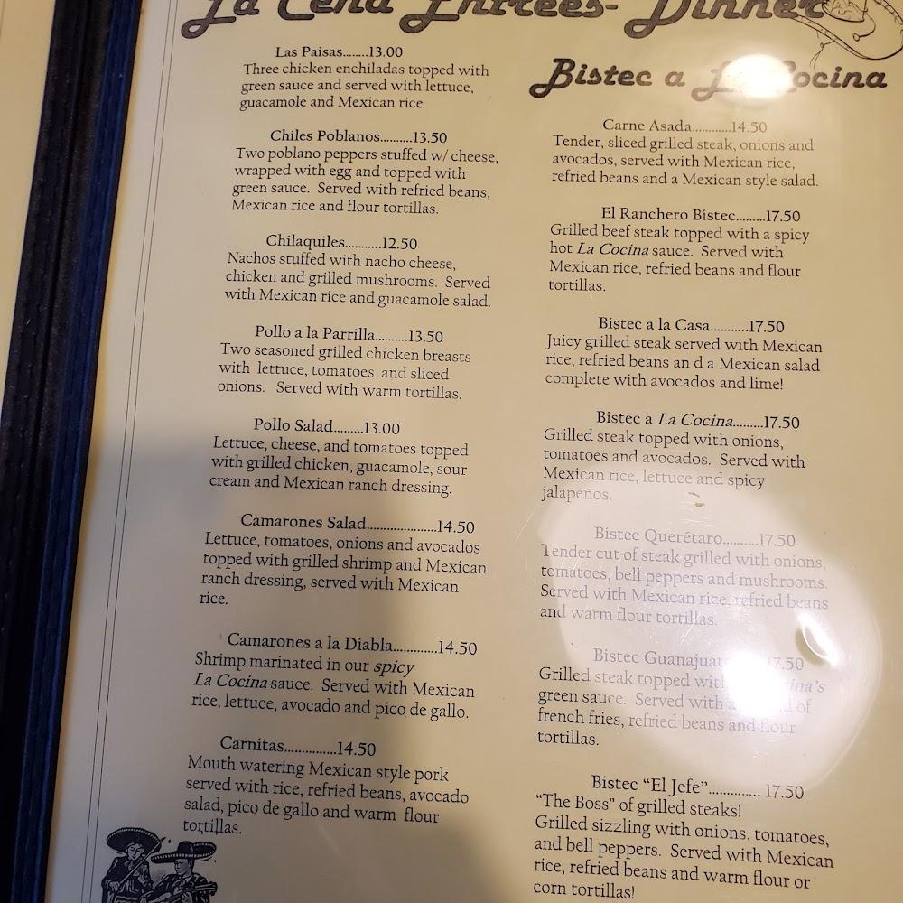 La Cocina Menu image 4